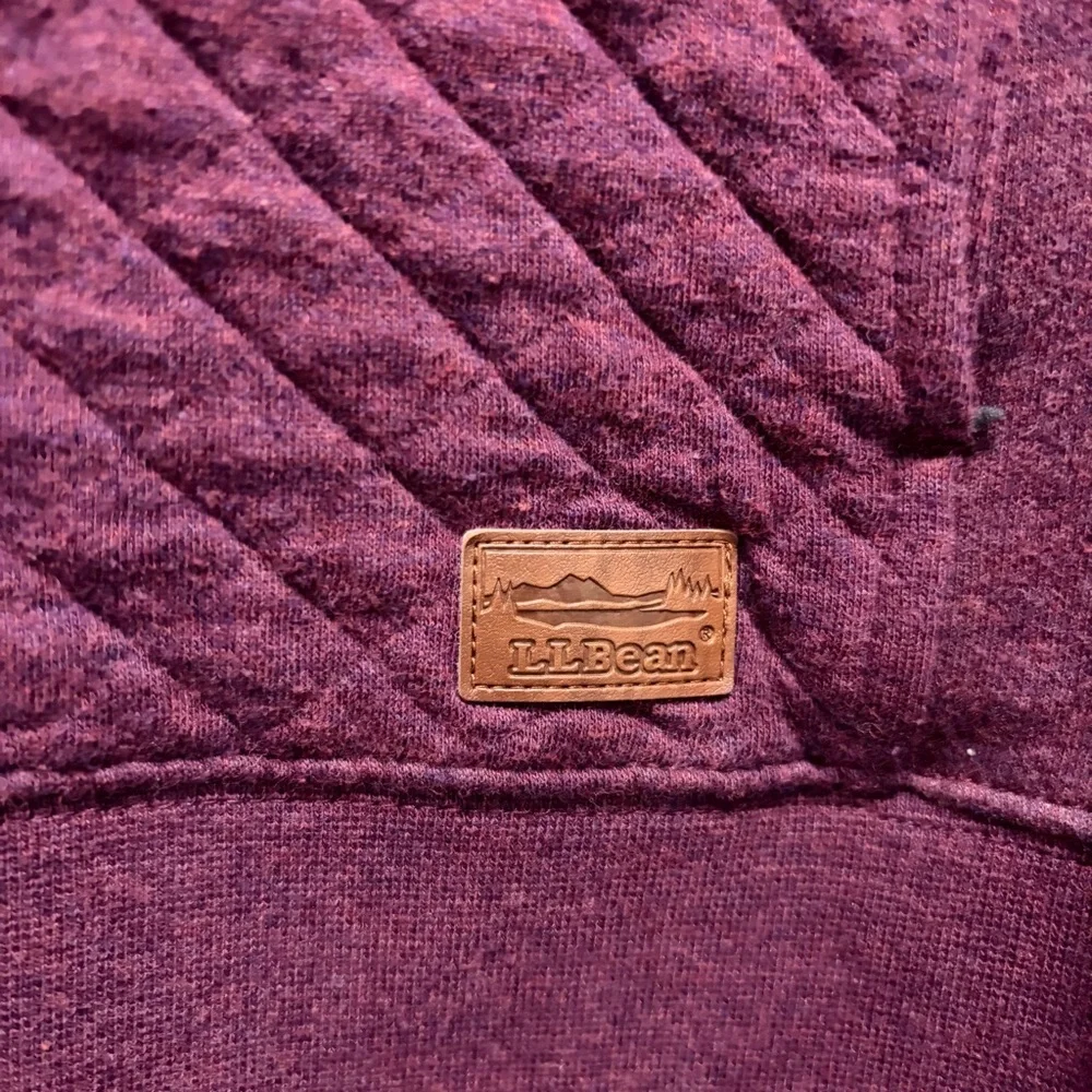 L.L. Bean Maroon Quilted Jacket